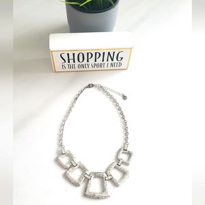 Silver squares Necklace